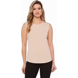 Soft Jersey Knit Sleeveless New Tan Tank Top Sz XXL